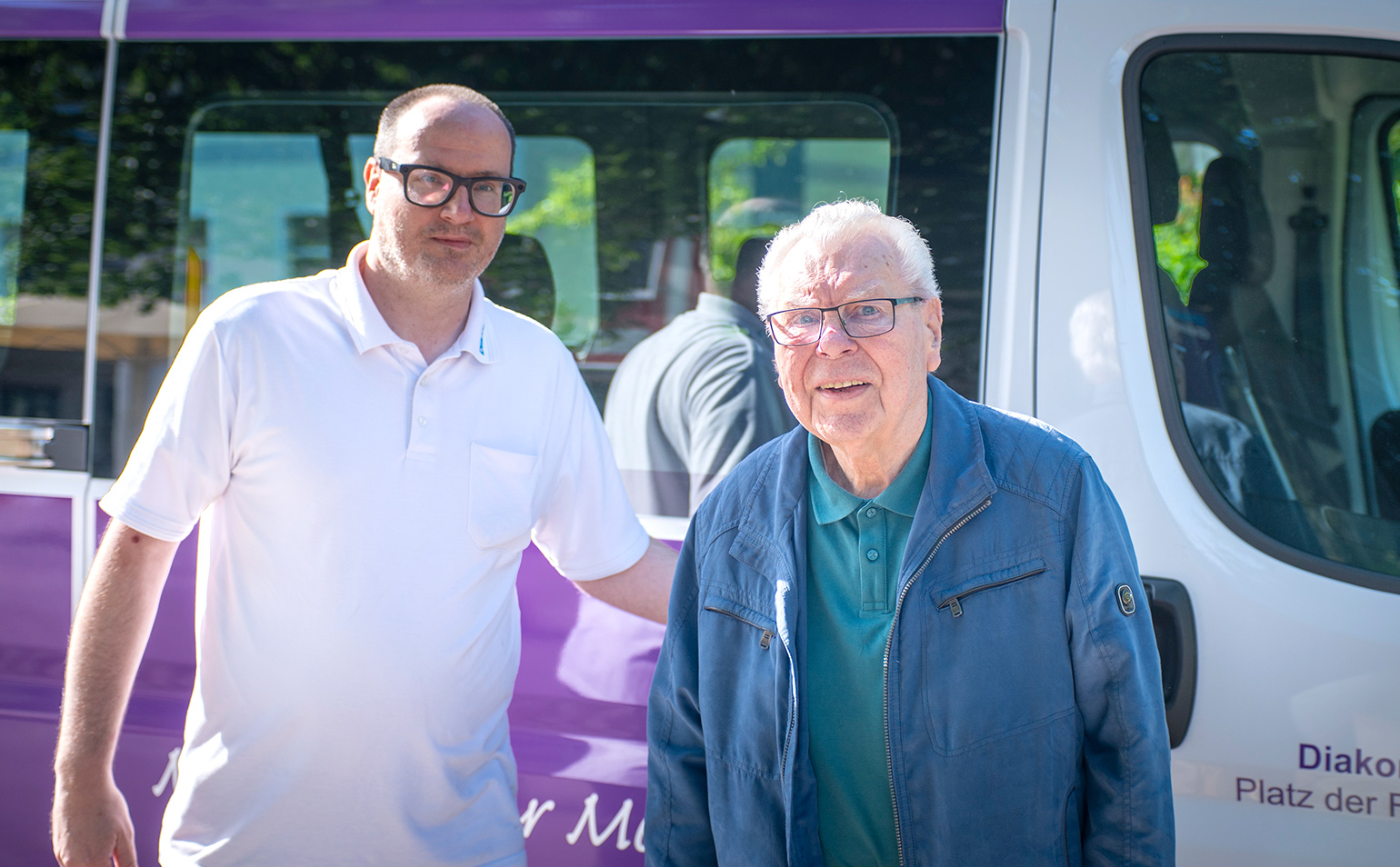 Wir fahren Sie zur Tagespflege und wieder nach Hause