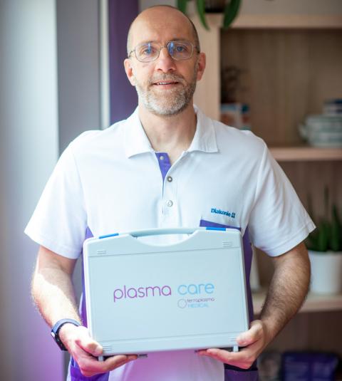 Wundbehandlung mit mobilem Plasmagerät